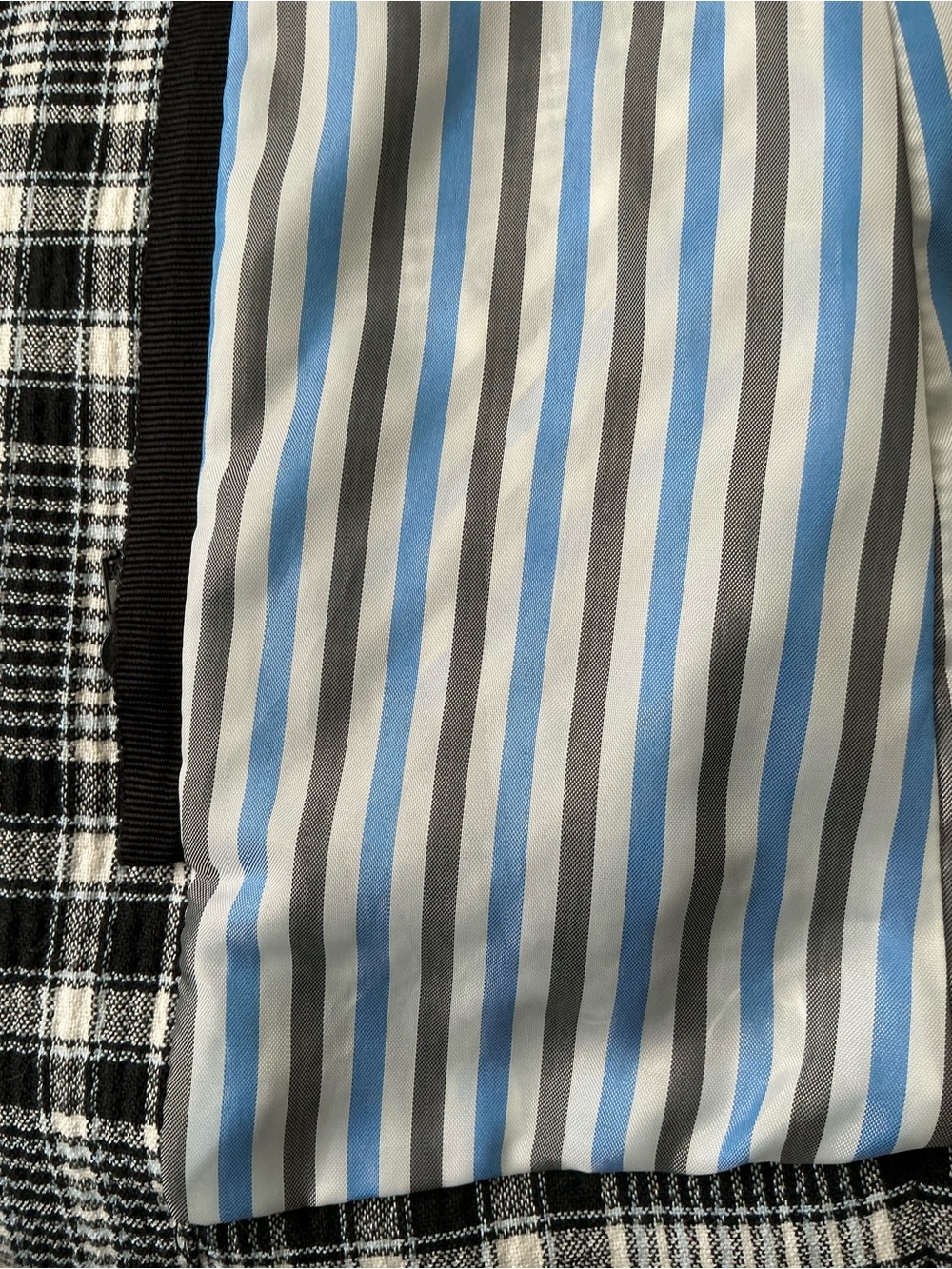 VERONICA BEARD Plaid Dickey Jacket One Button Black Blue Glen Plaid Size 2 EUC - Picture 13 of 16